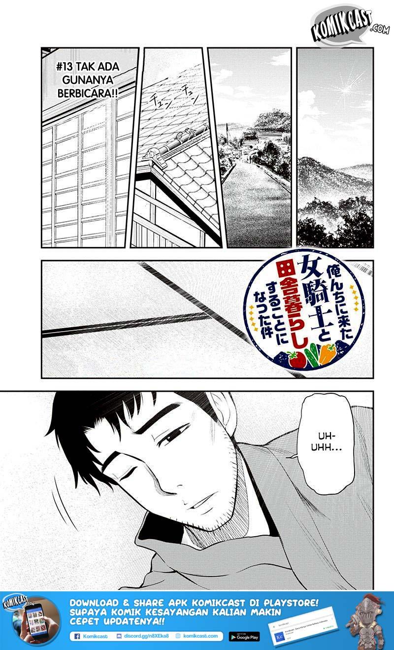 Orenchi ni Kita Onna Kishi to: Inakagurashi suru Koto ni Natta Ken Chapter 13 Bahasa Indonesia