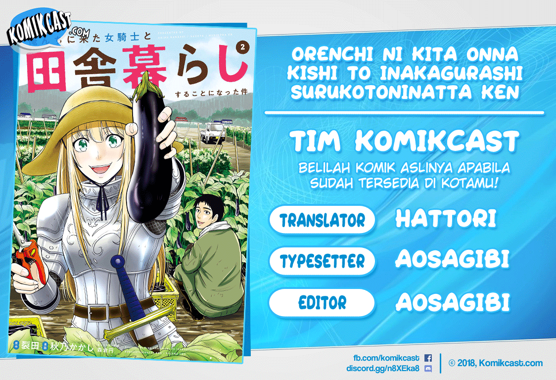 Orenchi ni Kita Onna Kishi to: Inakagurashi suru Koto ni Natta Ken Chapter 28 Bahasa Indonesia