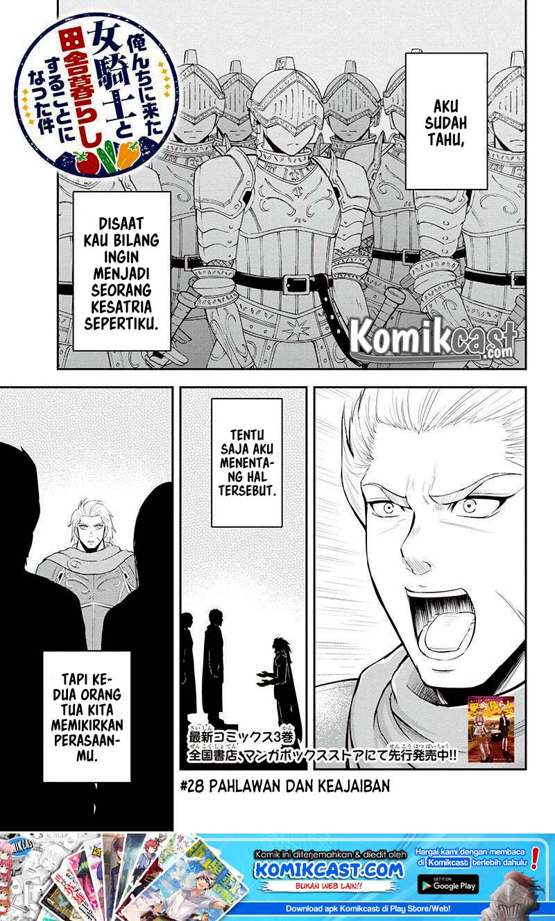 Orenchi ni Kita Onna Kishi to: Inakagurashi suru Koto ni Natta Ken Chapter 28 Bahasa Indonesia