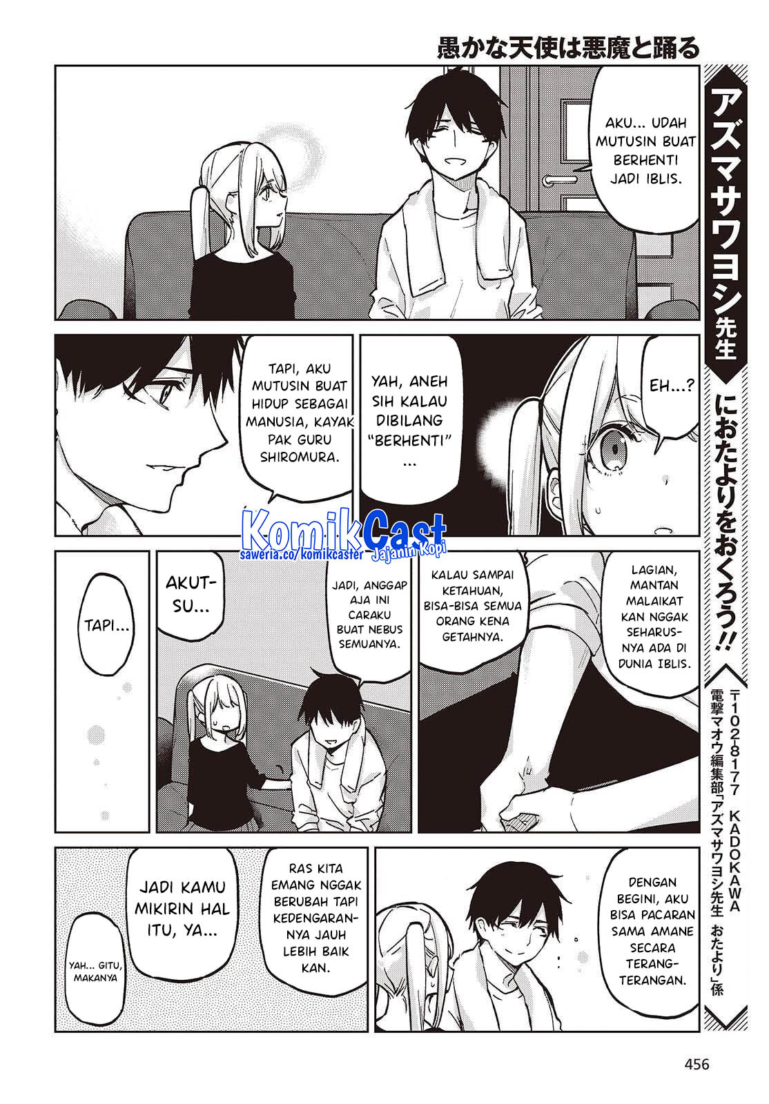 Oroka na Tenshi wa Akuma to Odoru Chapter 101 Bahasa Indonesia