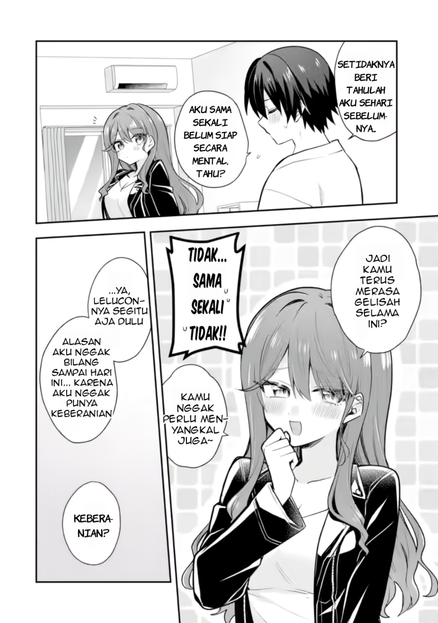 Osake to Senpai Kanojo to no Amaama Doukyo Lovecome wa Nijuusai ni Natte kara Chapter 02 Bahasa Indonesia
