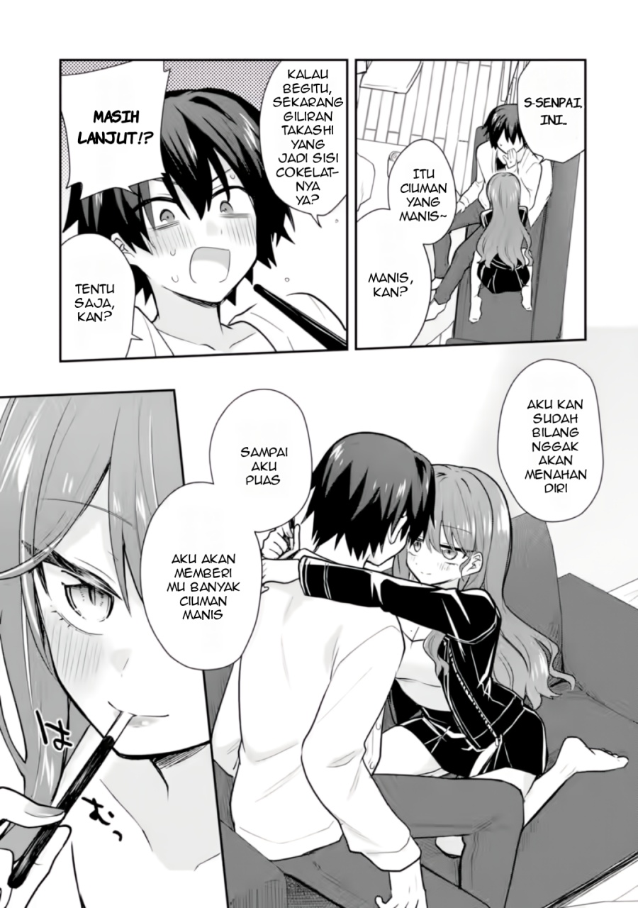 Osake to Senpai Kanojo to no Amaama Doukyo Lovecome wa Nijuusai ni Natte kara Chapter 02 Bahasa Indonesia