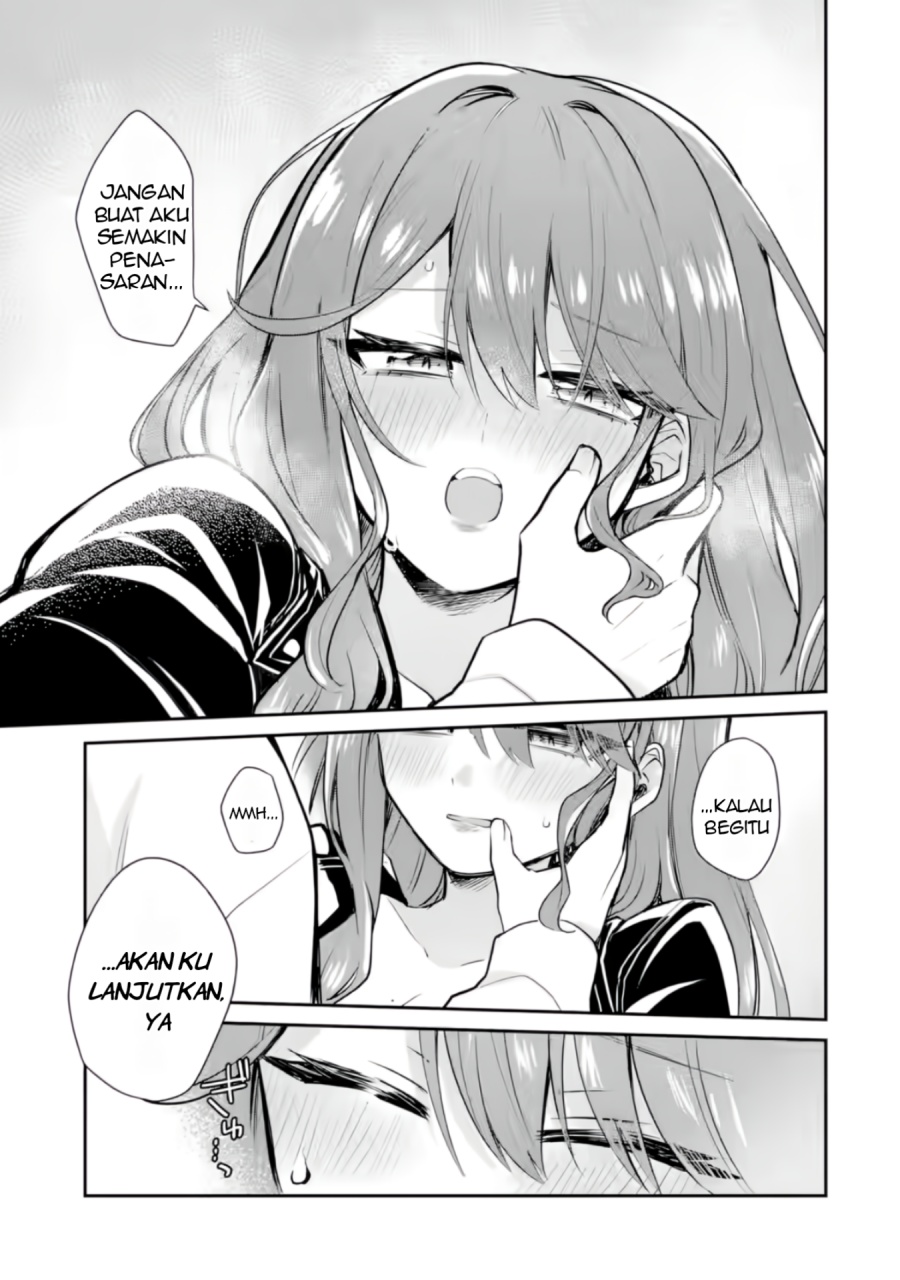 Osake to Senpai Kanojo to no Amaama Doukyo Lovecome wa Nijuusai ni Natte kara Chapter 02 Bahasa Indonesia