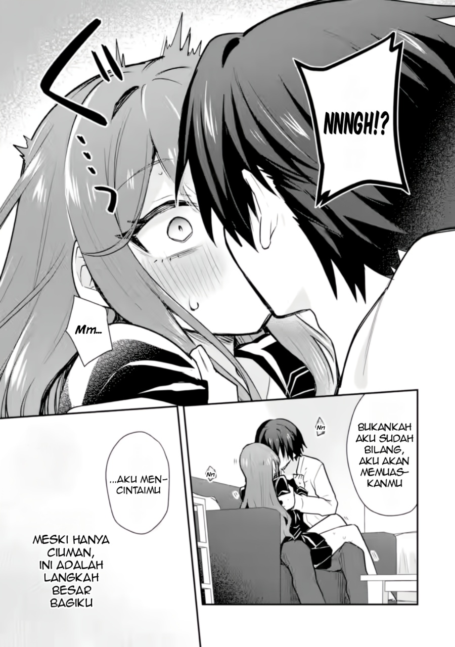 Osake to Senpai Kanojo to no Amaama Doukyo Lovecome wa Nijuusai ni Natte kara Chapter 02 Bahasa Indonesia
