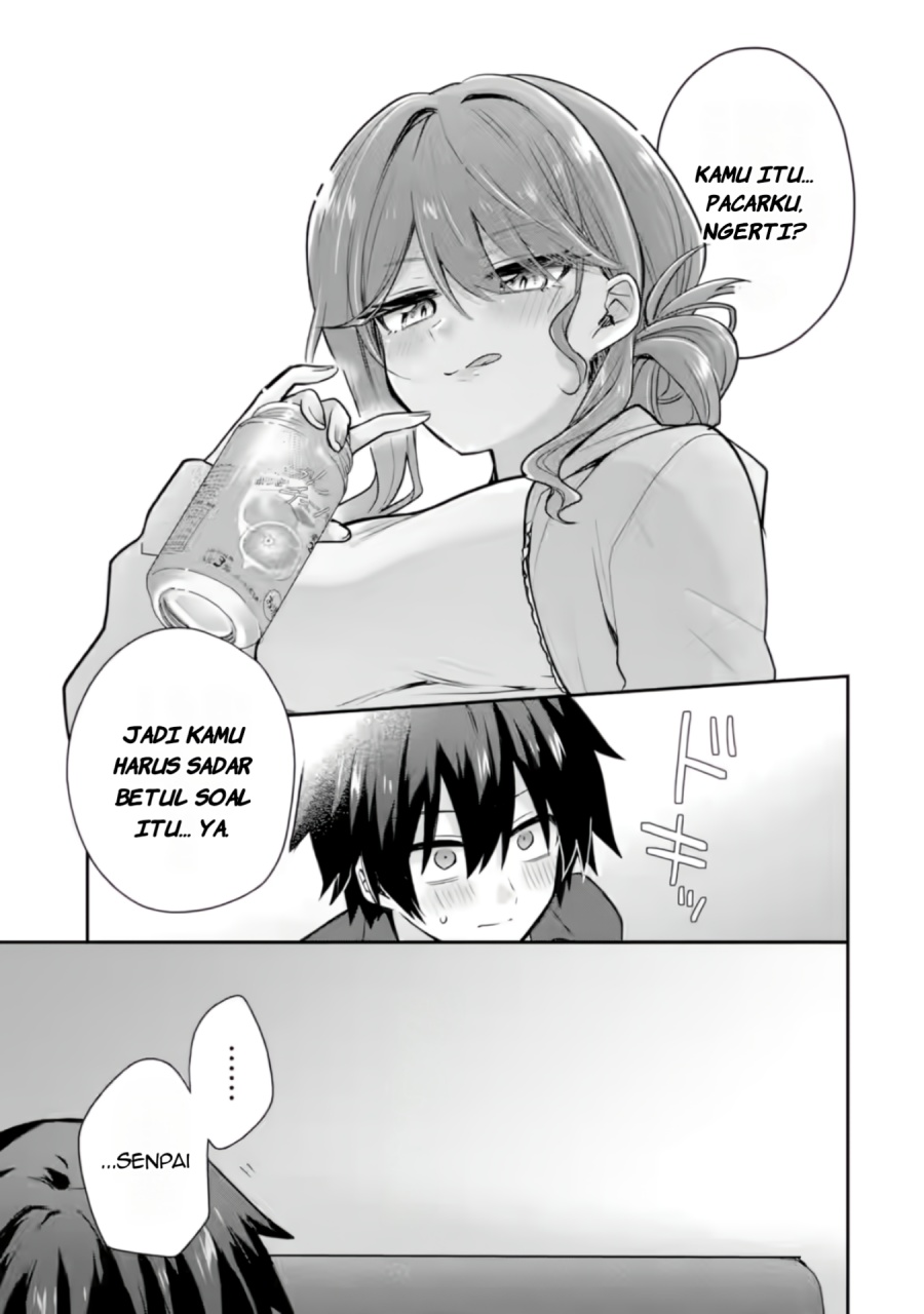 Osake to Senpai Kanojo to no Amaama Doukyo Lovecome wa Nijuusai ni Natte kara chapter 3