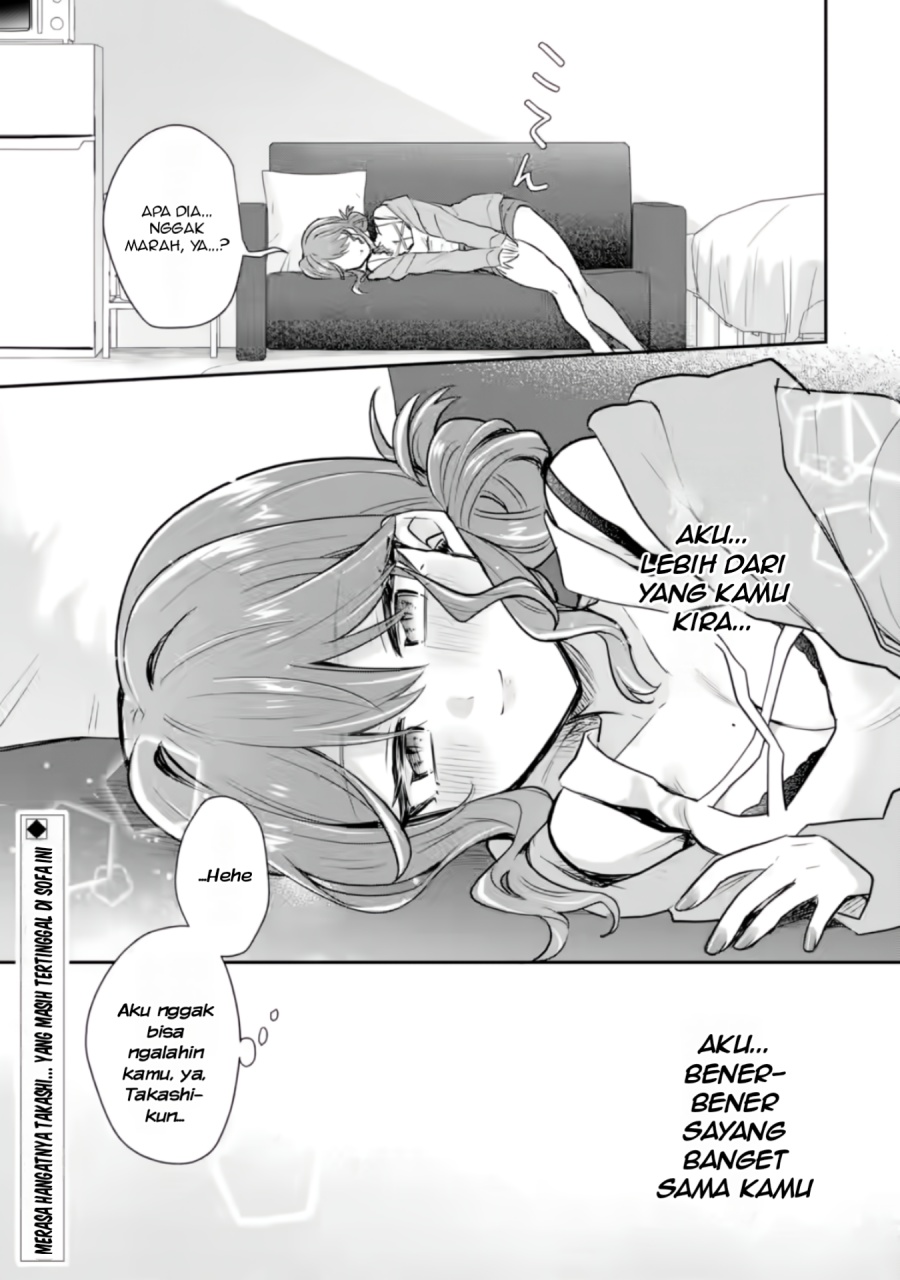 Osake to Senpai Kanojo to no Amaama Doukyo Lovecome wa Nijuusai ni Natte kara chapter 3