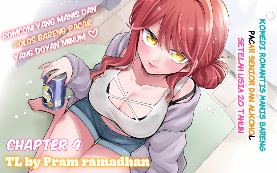 Osake to Senpai Kanojo to no Amaama Doukyo Lovecome wa Nijuusai ni Natte kara Chapter 04 Bahasa Indonesia