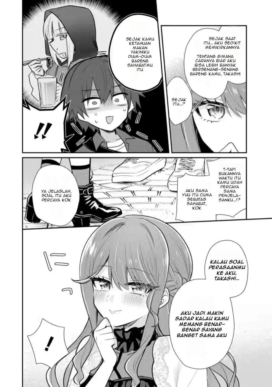 Osake to Senpai Kanojo to no Amaama Doukyo Lovecome wa Nijuusai ni Natte kara Chapter 04 Bahasa Indonesia