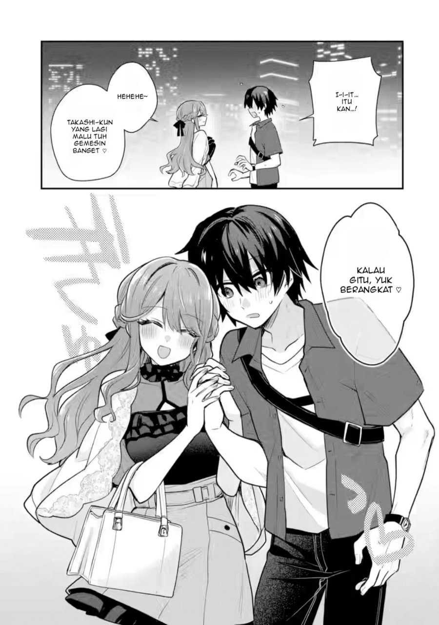 Osake to Senpai Kanojo to no Amaama Doukyo Lovecome wa Nijuusai ni Natte kara Chapter 04 Bahasa Indonesia