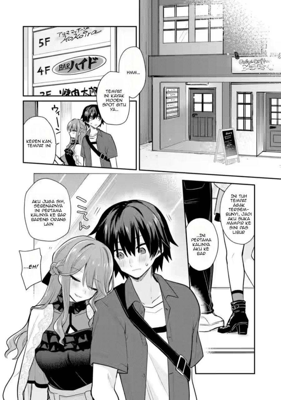 Osake to Senpai Kanojo to no Amaama Doukyo Lovecome wa Nijuusai ni Natte kara Chapter 04 Bahasa Indonesia