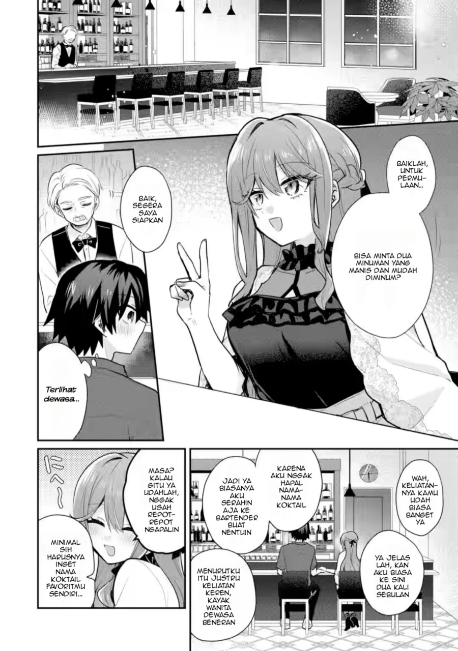 Osake to Senpai Kanojo to no Amaama Doukyo Lovecome wa Nijuusai ni Natte kara Chapter 04 Bahasa Indonesia