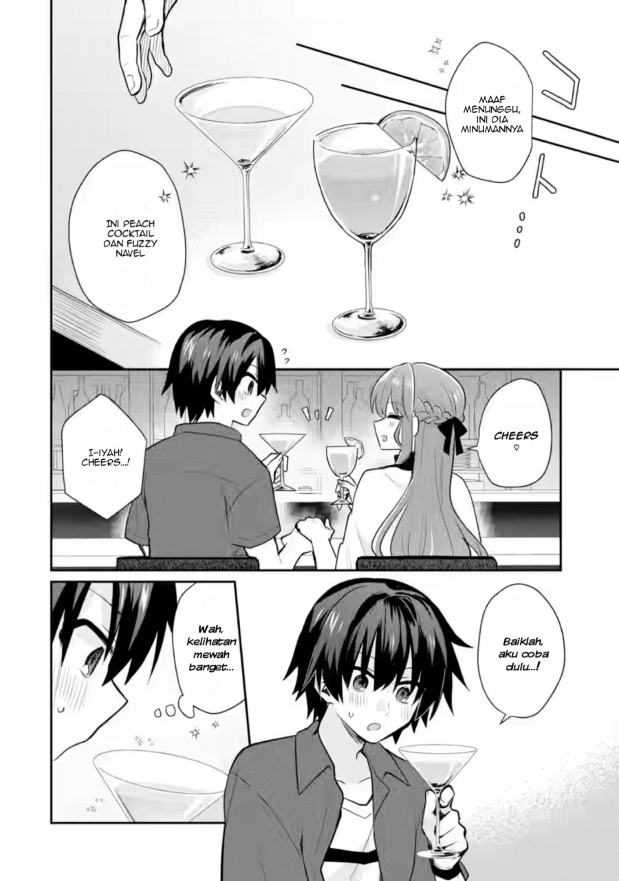 Osake to Senpai Kanojo to no Amaama Doukyo Lovecome wa Nijuusai ni Natte kara Chapter 04 Bahasa Indonesia
