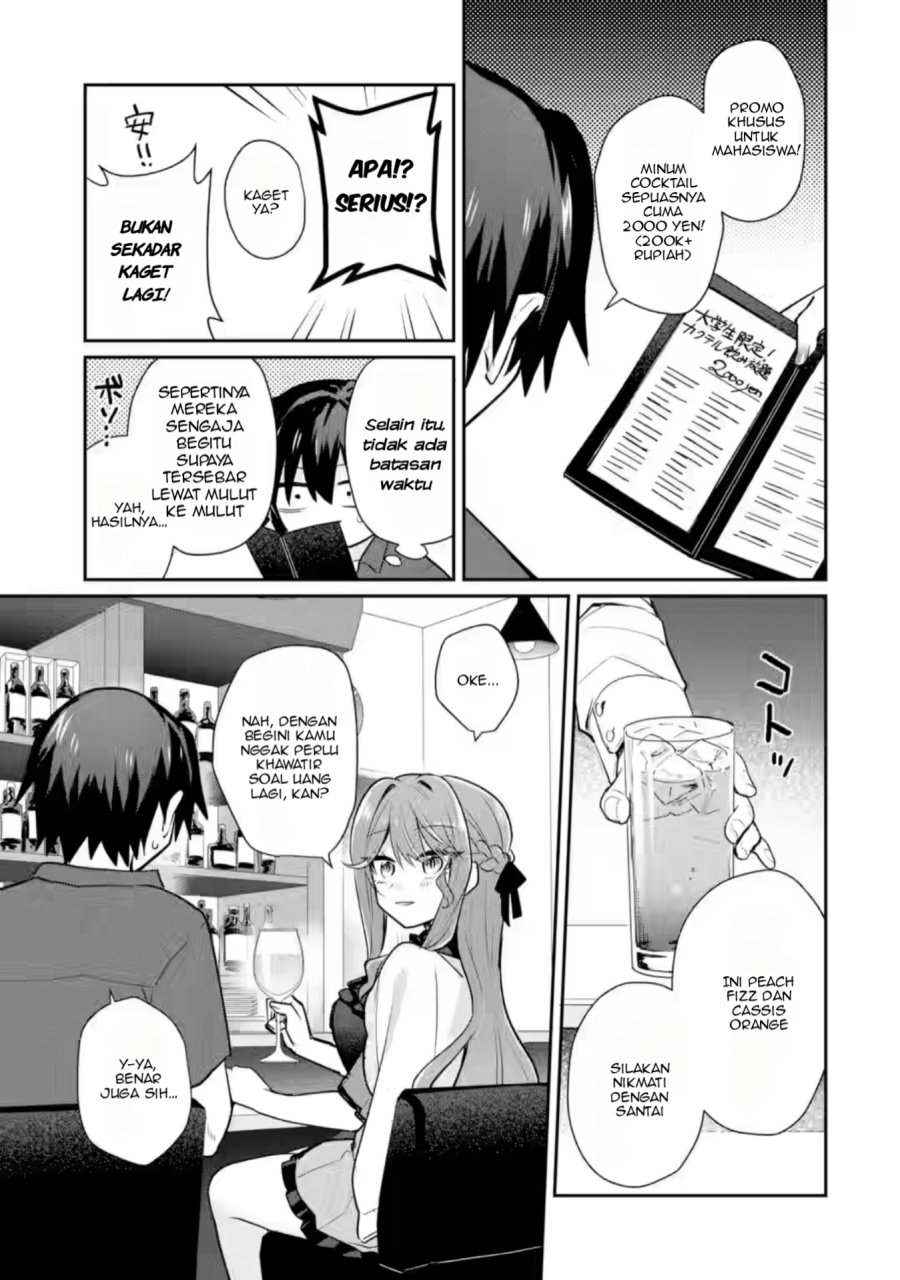 Osake to Senpai Kanojo to no Amaama Doukyo Lovecome wa Nijuusai ni Natte kara Chapter 04 Bahasa Indonesia