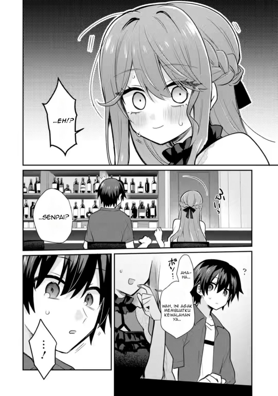 Osake to Senpai Kanojo to no Amaama Doukyo Lovecome wa Nijuusai ni Natte kara Chapter 04 Bahasa Indonesia