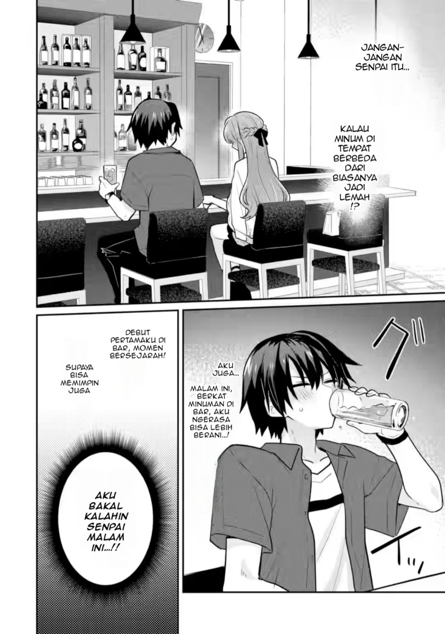 Osake to Senpai Kanojo to no Amaama Doukyo Lovecome wa Nijuusai ni Natte kara Chapter 04 Bahasa Indonesia