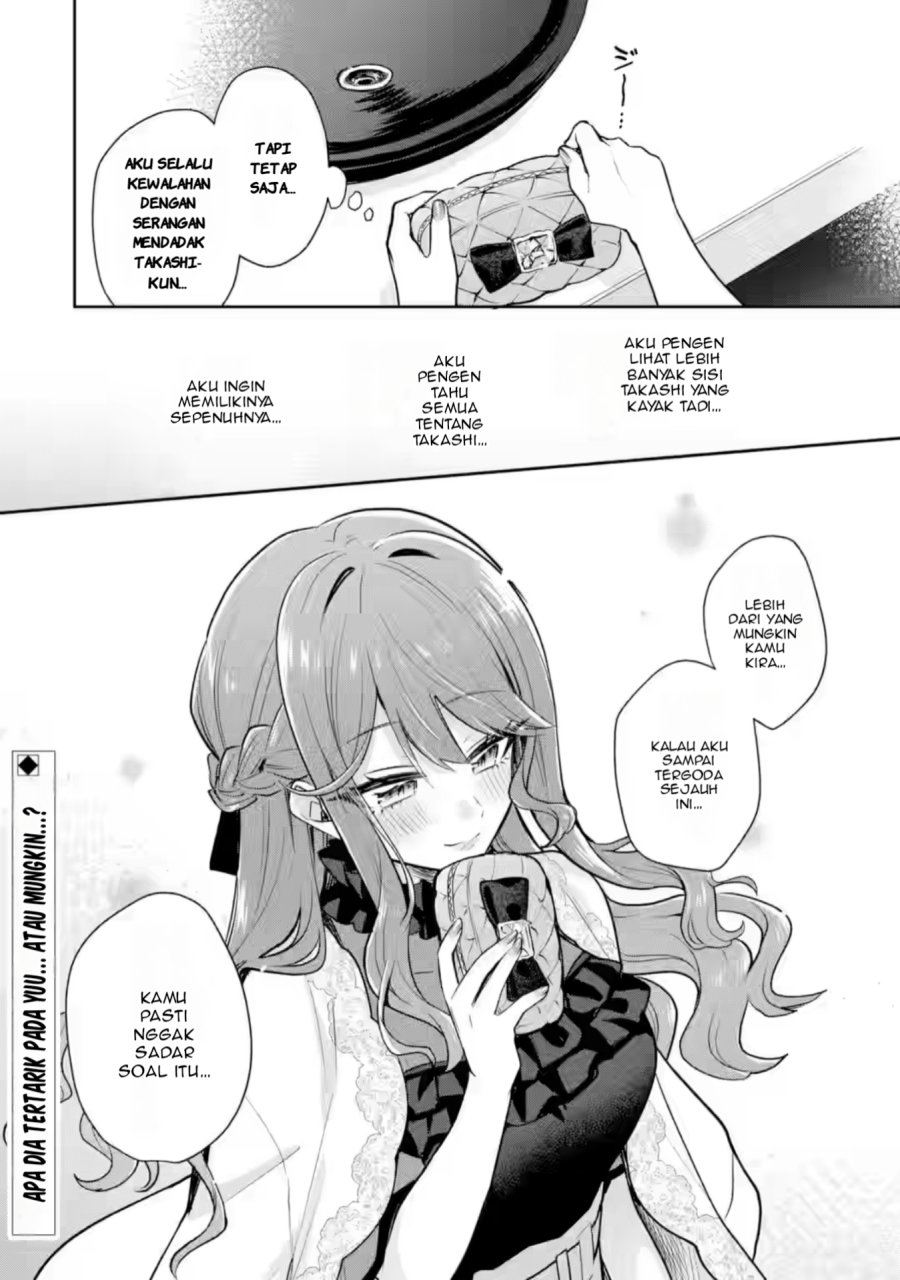 Osake to Senpai Kanojo to no Amaama Doukyo Lovecome wa Nijuusai ni Natte kara Chapter 04 Bahasa Indonesia
