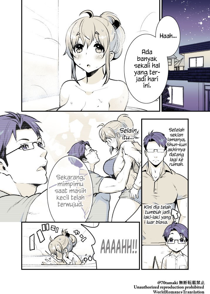 Osananajimi ga Hisabisa ni Saikai Shitara Otagai Kyonyuu ni Natteta chapter 9