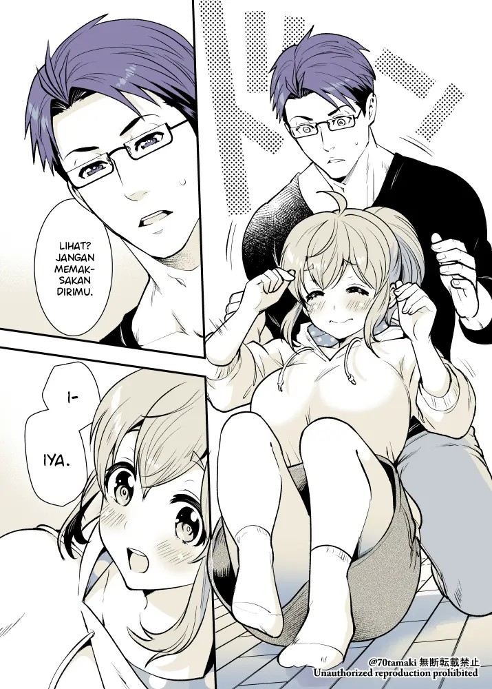 Osananajimi ga Hisabisa ni Saikai Shitara Otagai Kyonyuu ni Natteta chapter 15