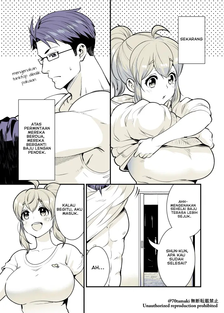 Osananajimi ga Hisabisa ni Saikai Shitara Otagai Kyonyuu ni Natteta chapter 18
