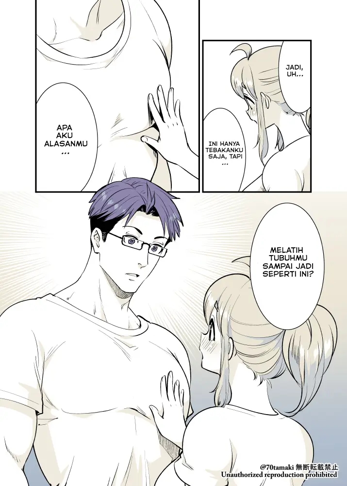 Osananajimi ga Hisabisa ni Saikai Shitara Otagai Kyonyuu ni Natteta chapter 18