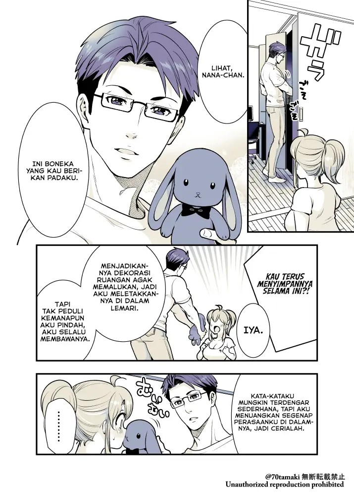 Osananajimi ga Hisabisa ni Saikai Shitara Otagai Kyonyuu ni Natteta chapter 21