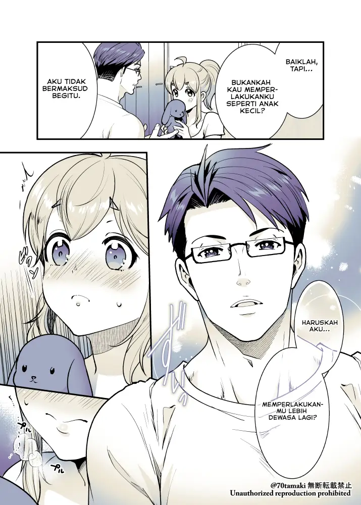 Osananajimi ga Hisabisa ni Saikai Shitara Otagai Kyonyuu ni Natteta chapter 21