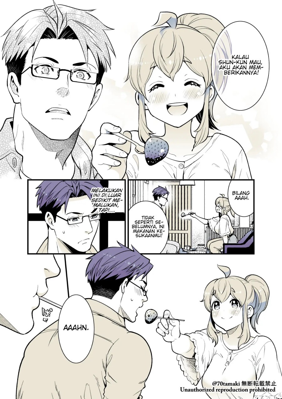 Osananajimi ga Hisabisa ni Saikai Shitara Otagai Kyonyuu ni Natteta chapter 33