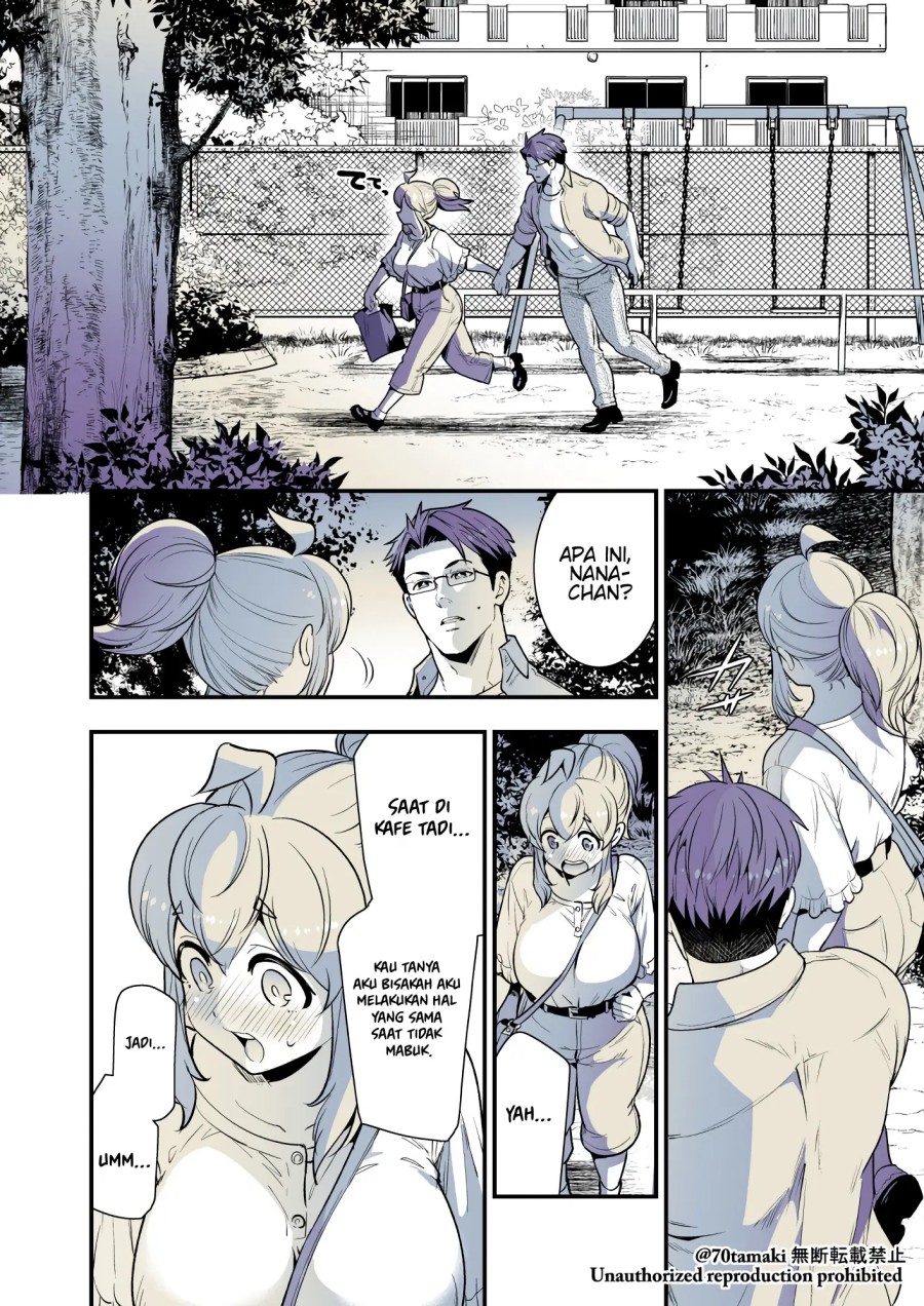 Osananajimi ga Hisabisa ni Saikai Shitara Otagai Kyonyuu ni Natteta Chapter 34 Bahasa Indonesia