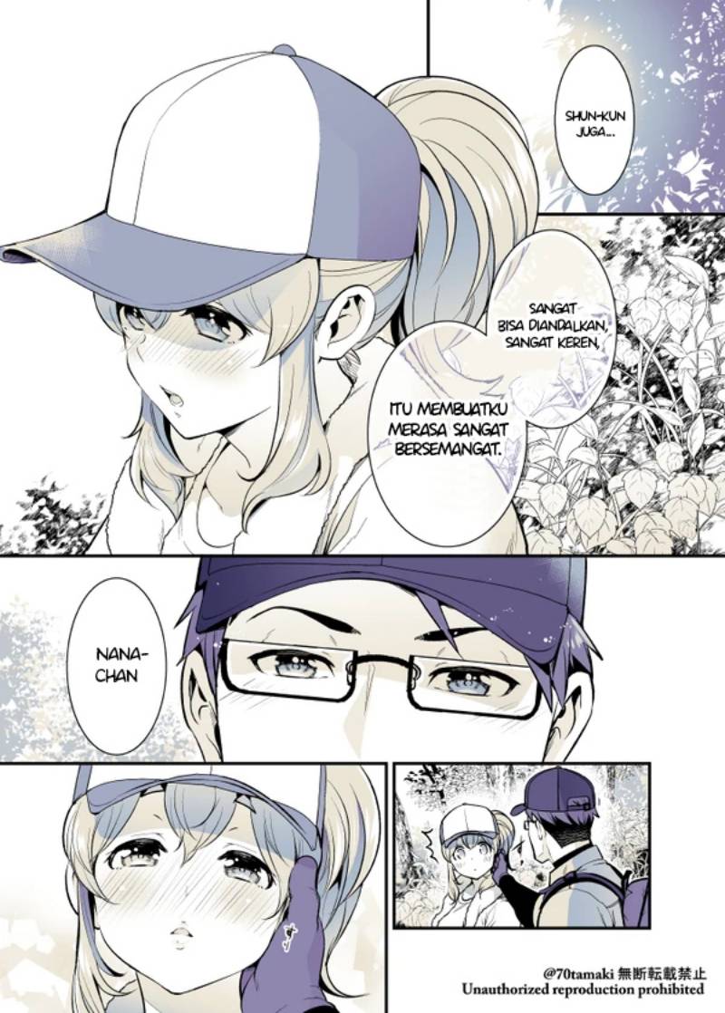 Osananajimi ga Hisabisa ni Saikai Shitara Otagai Kyonyuu ni Natteta chapter 40
