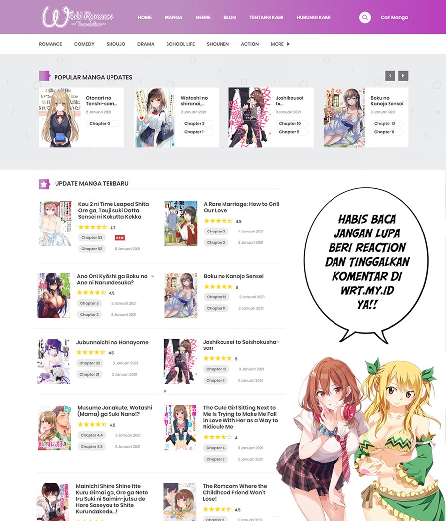 Osananajimi ga Zettai ni Makenai Love Comedy Chapter 15 Bahasa Indonesia