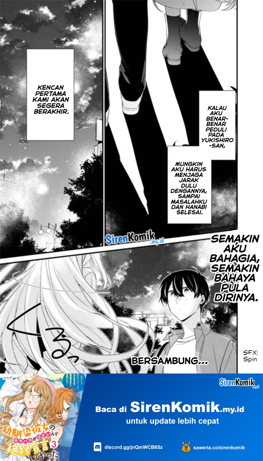 Osananajimi Kanojo no Morahara ga Hidoin de Zetsuen Sengen shite Yatta chapter 23