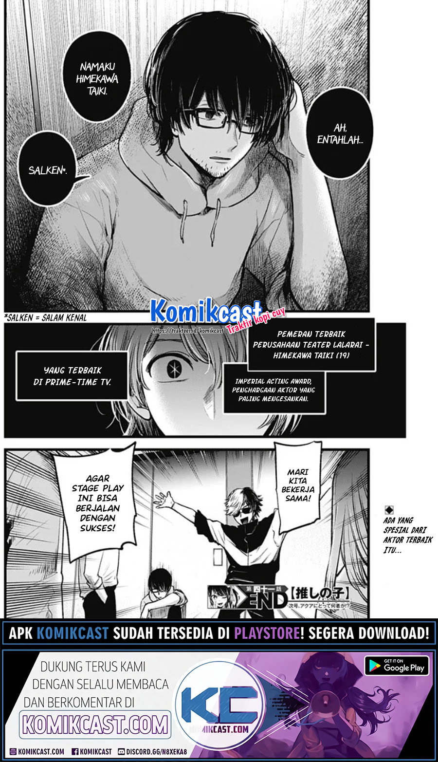 Oshi no Ko Chapter 41 Bahasa Indonesia