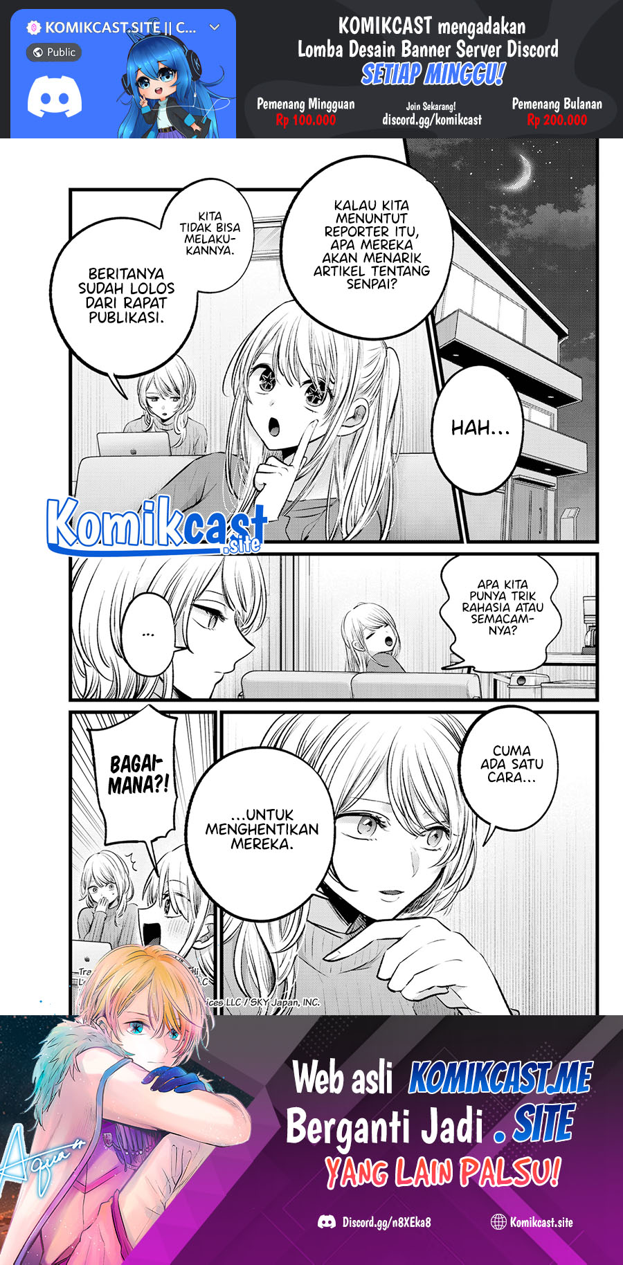 Oshi no Ko Chapter 105 Bahasa Indonesia