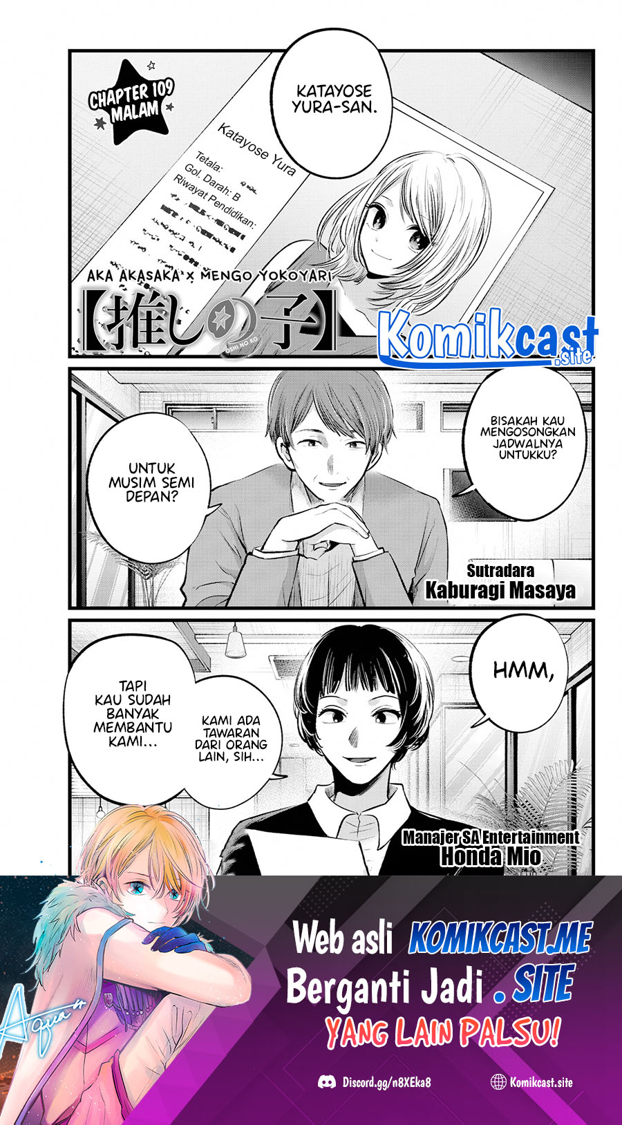 Dilarang COPAS - situs resmi www.mangacanblog.com - Komik oshi no ko 109 - chapter 109 110 Indonesia oshi no ko 109 - chapter 109 Terbaru 1|Baca Manga Komik Indonesia|Mangacan