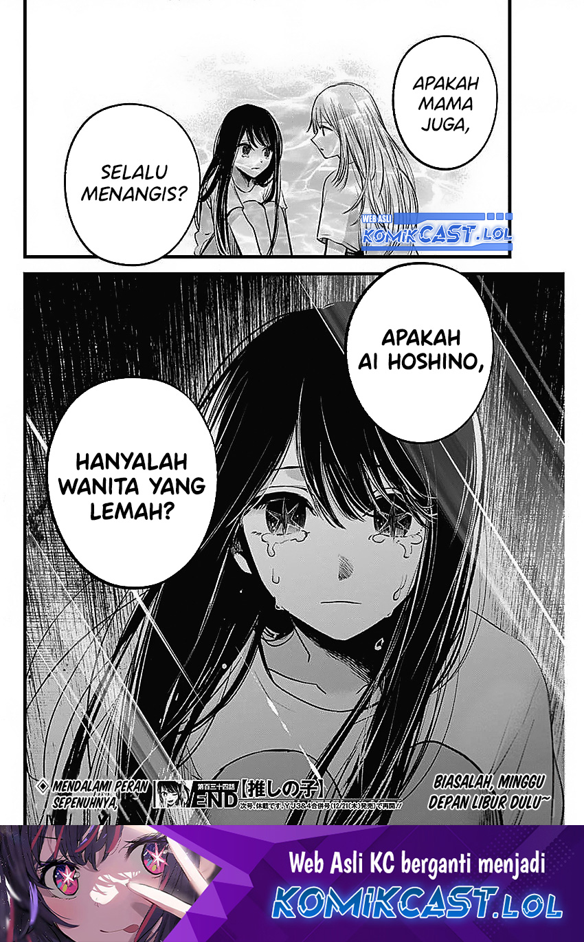 Oshi no Ko Chapter 134 Bahasa Indonesia