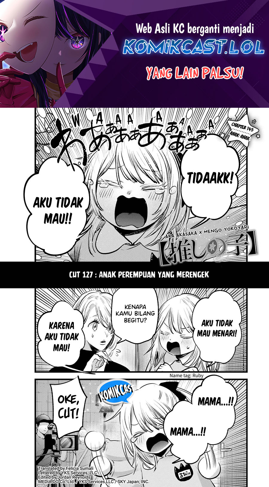 Dilarang COPAS - situs resmi www.mangacanblog.com - Komik oshi no ko 145 - chapter 145 146 Indonesia oshi no ko 145 - chapter 145 Terbaru 1|Baca Manga Komik Indonesia|Mangacan