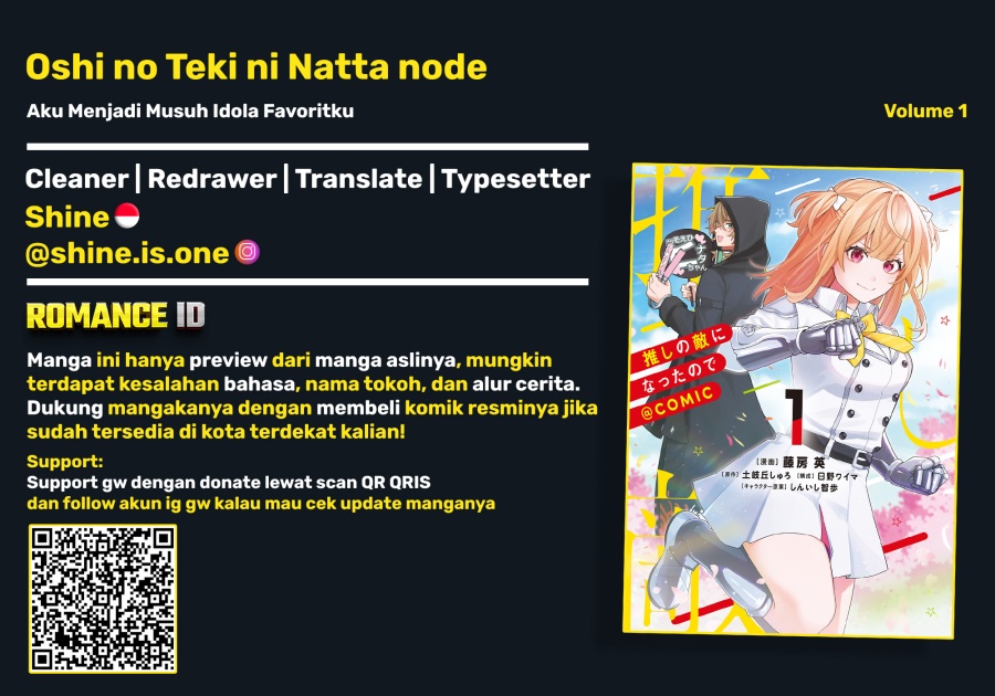 Oshi no Teki ni Natta node Chapter 01 Bahasa Indonesia