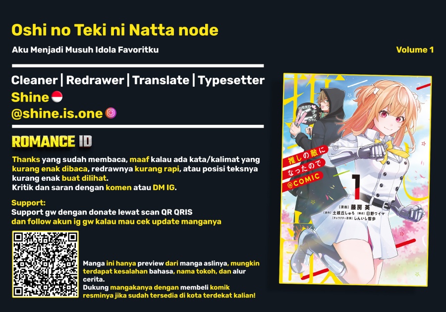 Oshi no Teki ni Natta node Chapter 01 Bahasa Indonesia