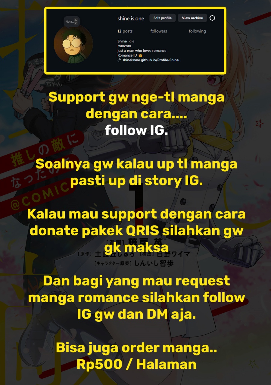 Oshi no Teki ni Natta node Chapter 01 Bahasa Indonesia