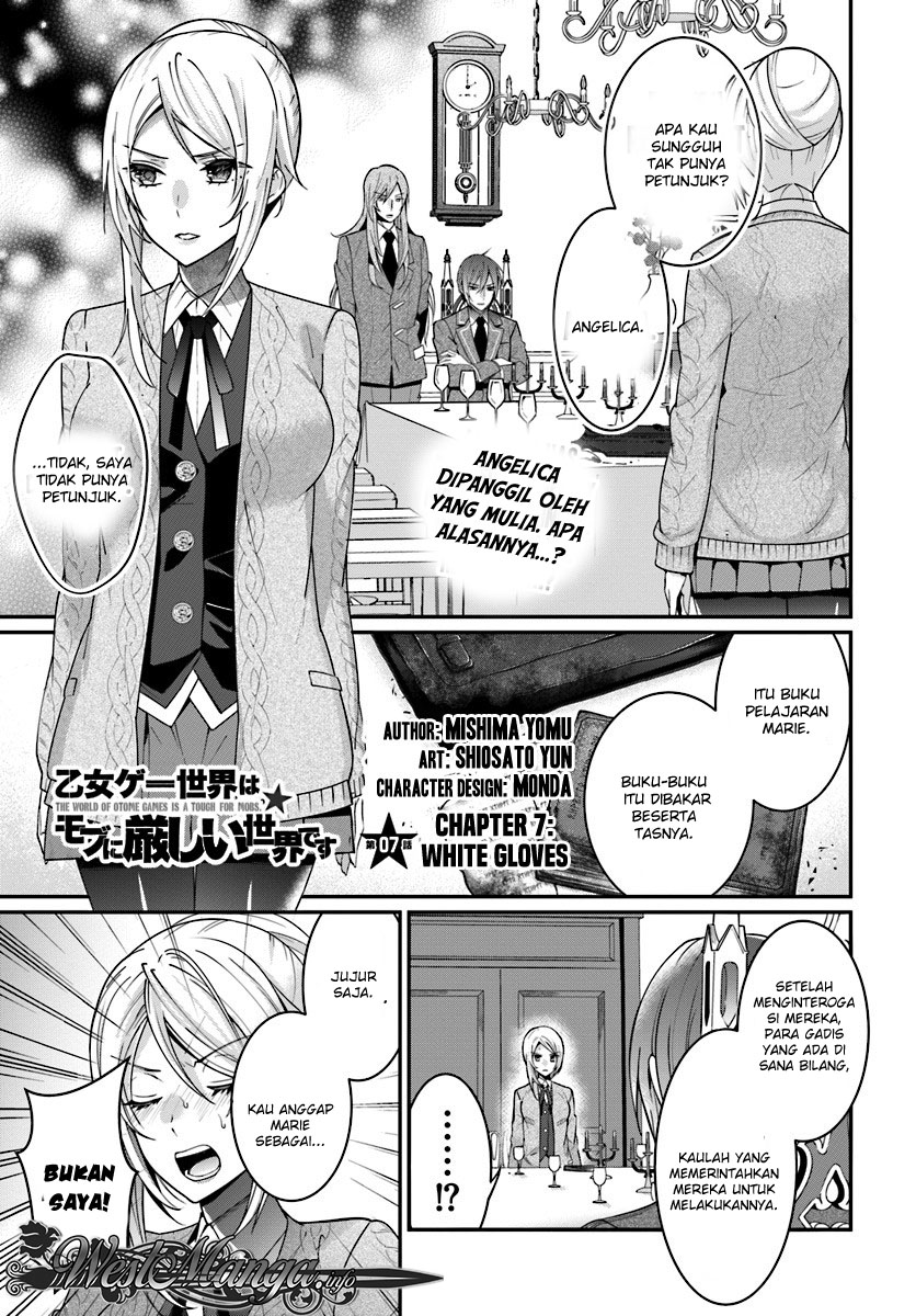 Otome Game Sekai wa Mob ni Kibishii Sekai Desu chapter 7