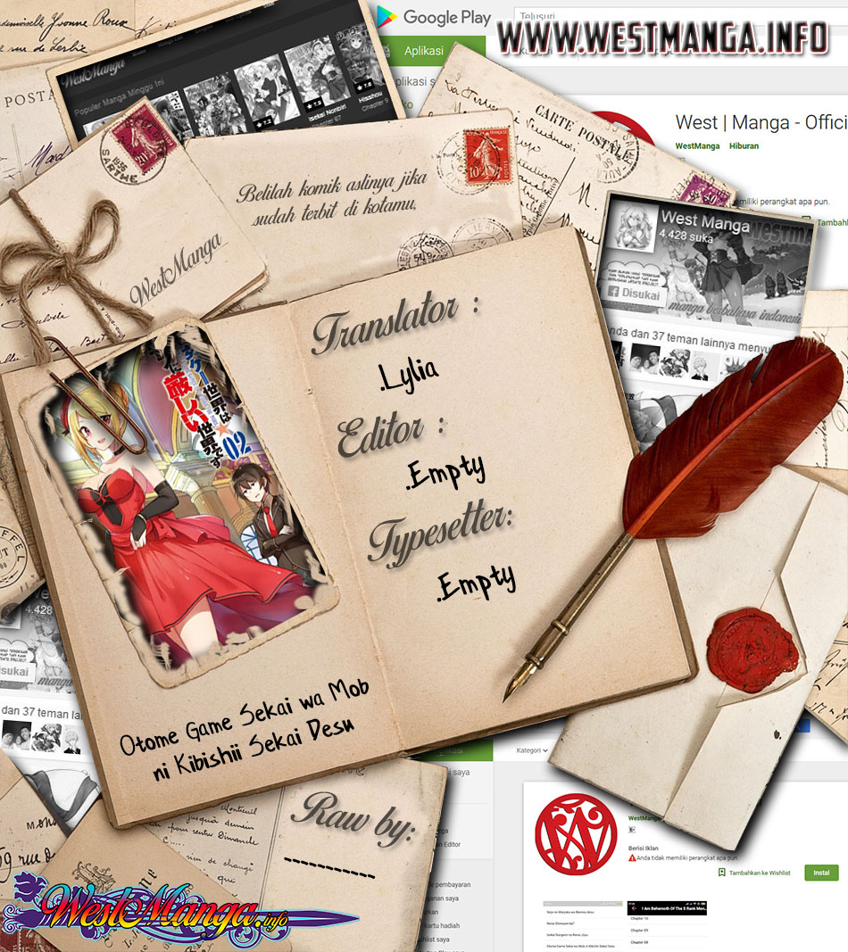 Otome Game Sekai wa Mob ni Kibishii Sekai Desu Chapter 18 Bahasa Indonesia