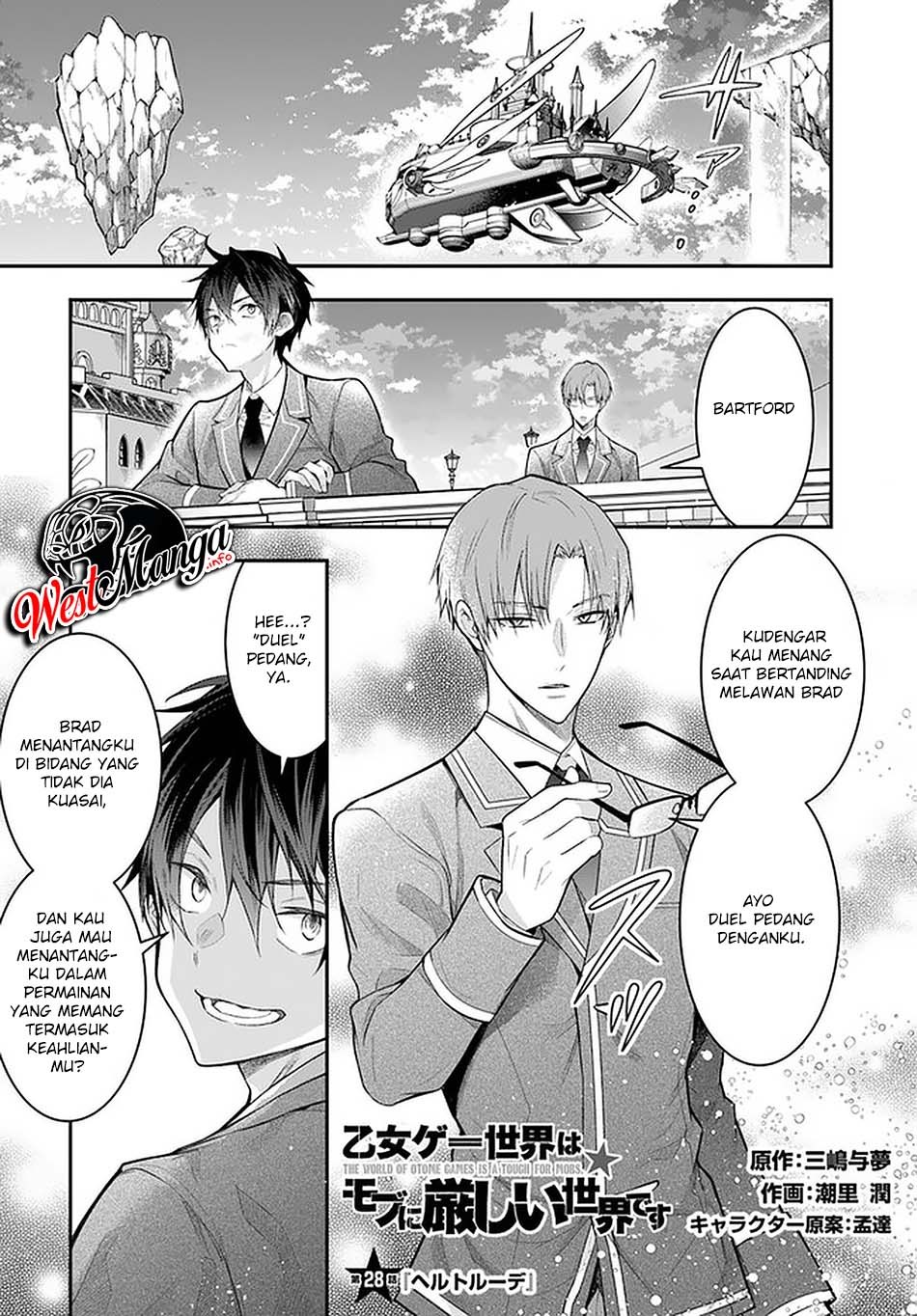 Otome Game Sekai wa Mob ni Kibishii Sekai Desu chapter 28
