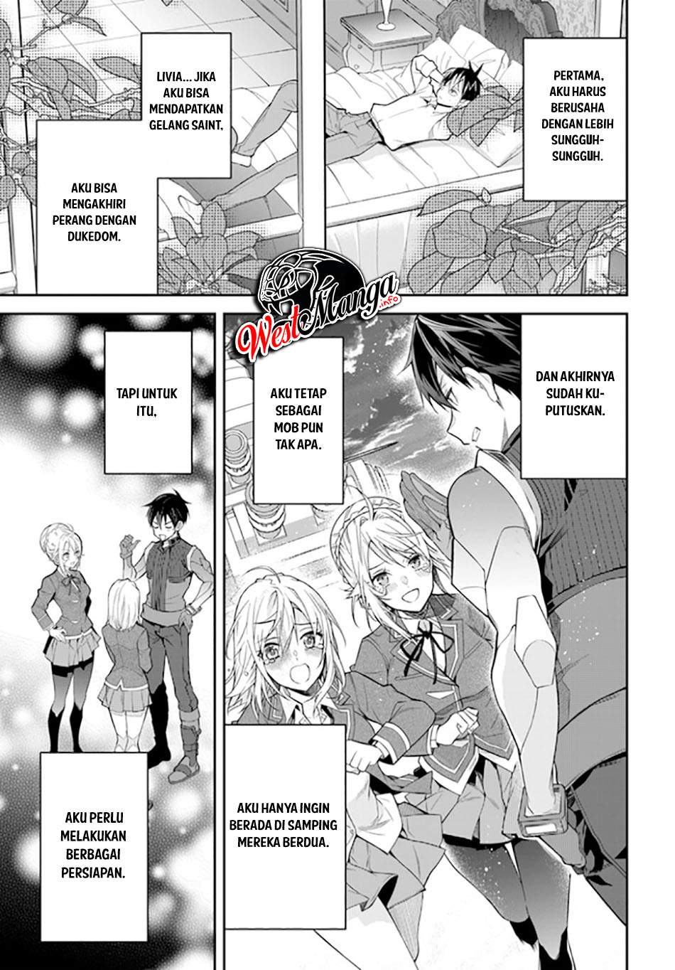 Otome Game Sekai wa Mob ni Kibishii Sekai Desu Chapter 36 Bahasa Indonesia