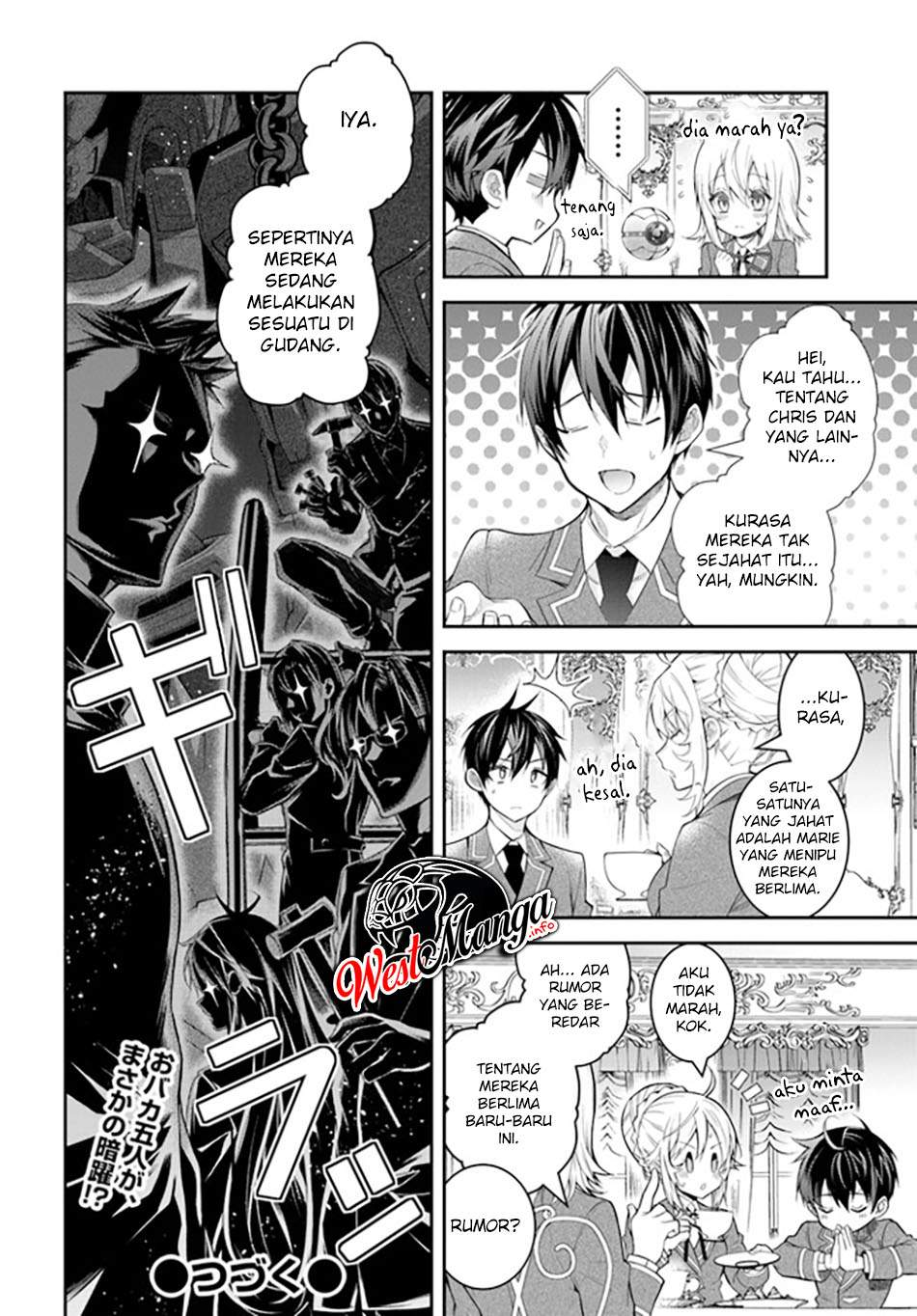 Otome Game Sekai wa Mob ni Kibishii Sekai Desu Chapter 36 Bahasa Indonesia