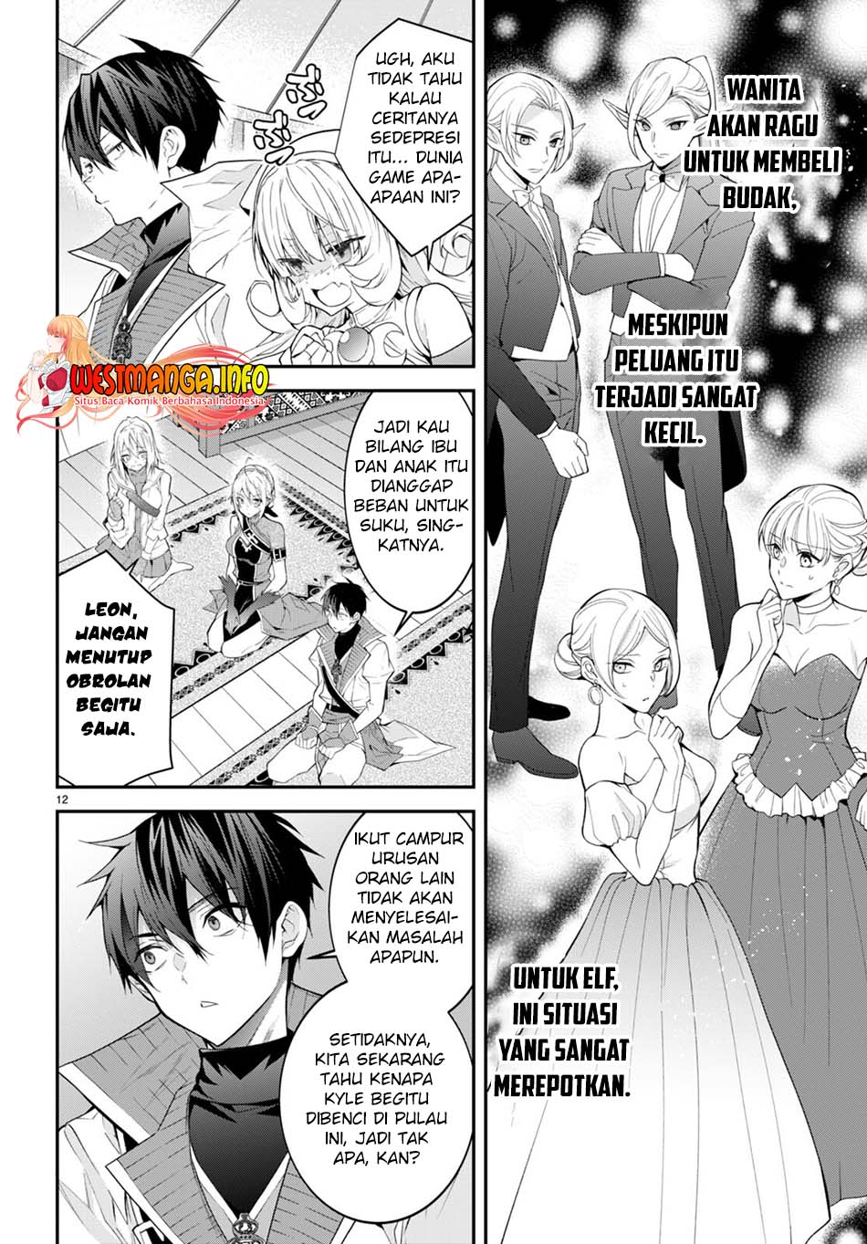 Otome Game Sekai wa Mob ni Kibishii Sekai Desu chapter 44