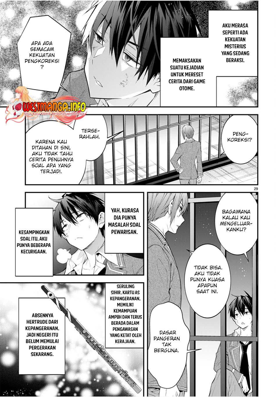 Otome Game Sekai wa Mob ni Kibishii Sekai Desu chapter 46