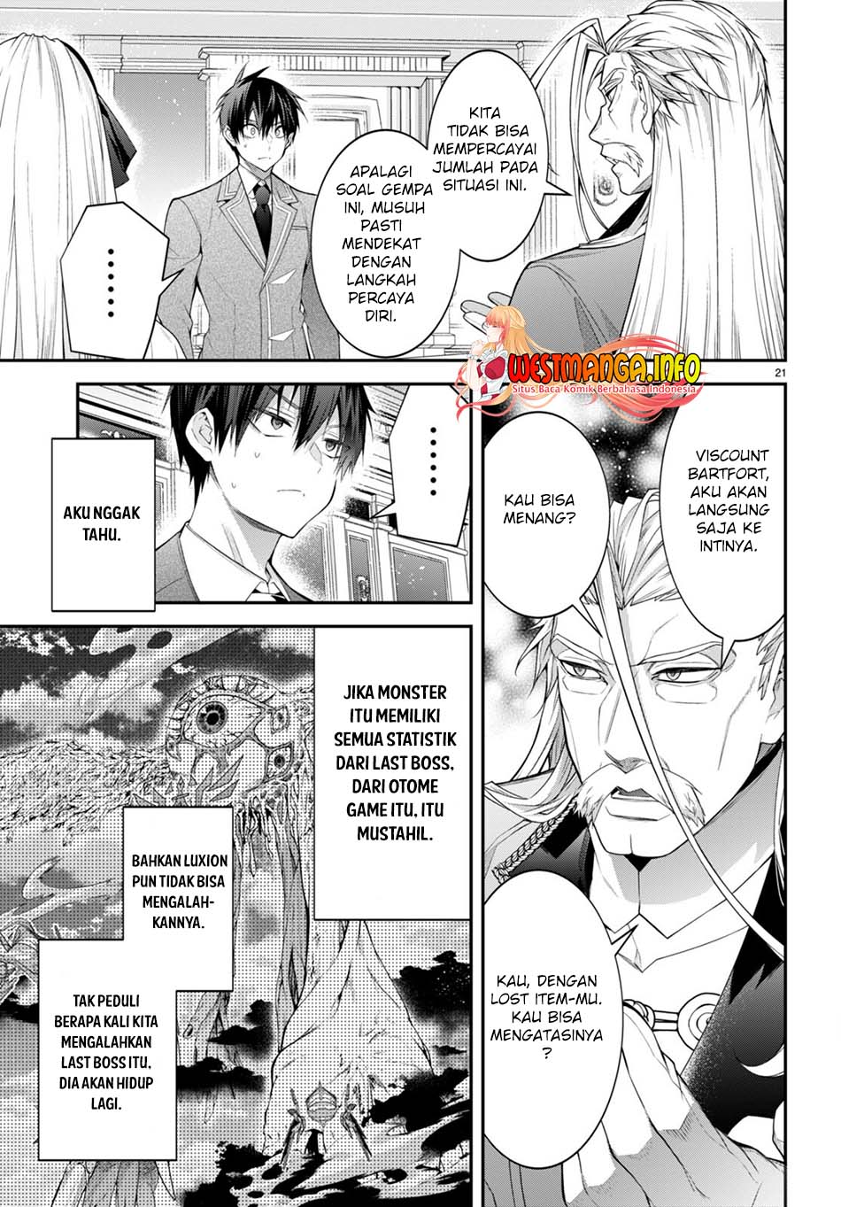 Otome Game Sekai wa Mob ni Kibishii Sekai Desu chapter 49