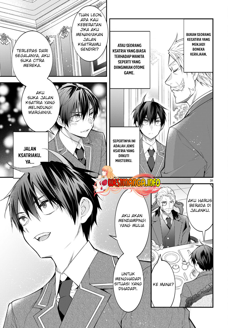 Otome Game Sekai wa Mob ni Kibishii Sekai Desu chapter 49