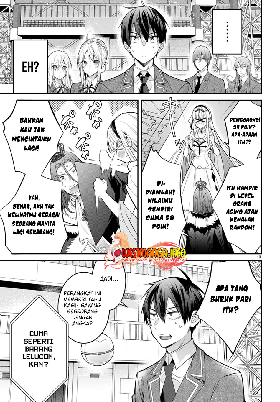 Otome Game Sekai wa Mob ni Kibishii Sekai Desu chapter 54