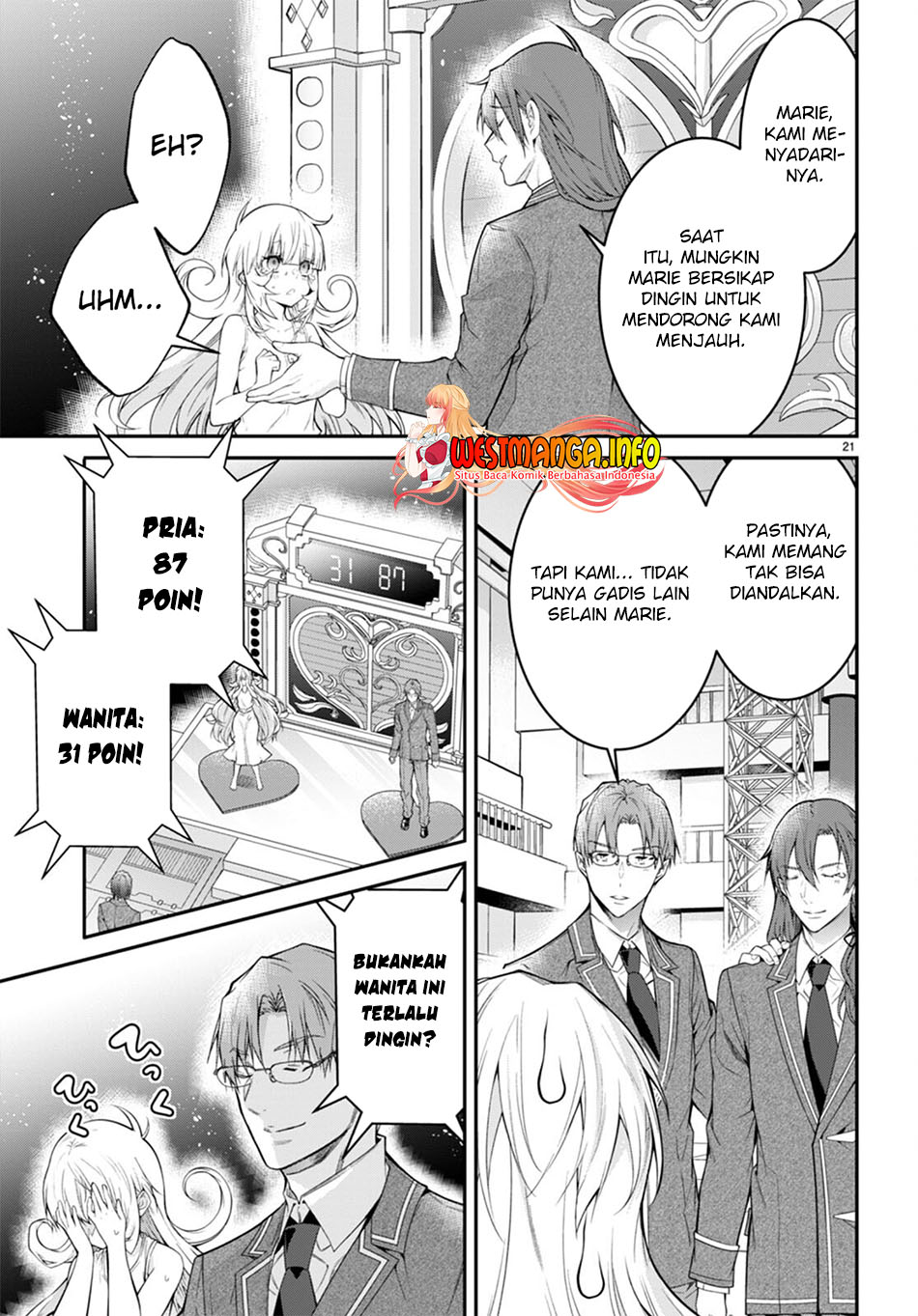 Otome Game Sekai wa Mob ni Kibishii Sekai Desu chapter 54